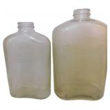 Embossed Vintage Glass Bottles, 9ï¿½ï¿½-10ï¿½ï¿½ Tall, Fea