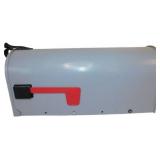 19ï¿½6.5 Inch Gray Metal Mailbox by Gibraltar Indust