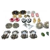 Vintage Costume Jewelry Earrings in Assorted Style