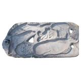 Antique 2-Sided Cast Iron Fish and Sea Life Mold P