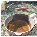 Vintage Cast Iron Fryer Pot with Handle, 15ï¿½15.5ï¿½8