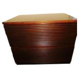 Wooden Filing Cabinet with Ribbed Design, 36´´x24´