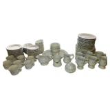 86-Piece Pfaltzgraff Dinnerware Set with Floral De