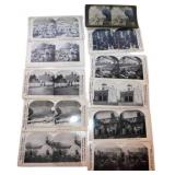 Keystone Stereoview Cards Featuring Various Global
