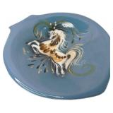 Sascha Brastoff California Pottery Oval Dish with