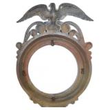 Vintage Decorative Round Frame With Eagle Topper �