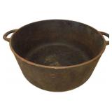 Antique Cast Iron Pot with Dual Handles and 12.5-I