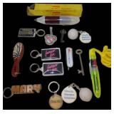 Vintage Keychains, Pens, and Novelty Items