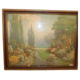 R. Atkinson Print Garden Pathway� in Wooden Frame