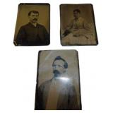 Three 19th Century Tintype Photographs