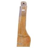 Vintage Oak Sailboat Rudder with Distressed Finish