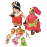 Vintage Dolls Including International Costume and