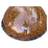 Large Dome Covers with Translucent Amber Tint