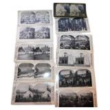 Keystone Stereoview Cards Featuring Various Global