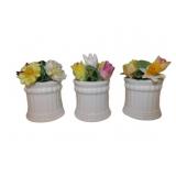 3 Crown Staffordshire Bone China Floral Arrangemen