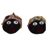 Handmade 4-Inch Black Face Decorative Items ~ Made
