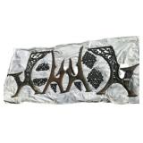 Ornate Cast Iron Pieces and Tools with Decorative