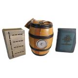 Vintage Bank Memorabilia and Coin Banks Barrel 5