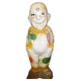 Chalk Figurine of Standing Smiling Figure, 9�3.5 I