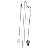 Jewelry Items Featuring Cross Pendants and Butterf