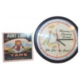 Mammy's Cleaning Service Wall Clock and Aunt Lody�