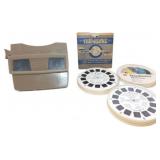 Vintage View-Master with Reels Featuring Various T