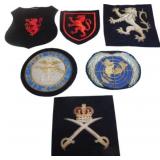 6 Embroidered Military and Organizational Patches