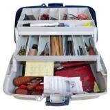 Plano Two-Tray Box with Gun Parts and Tools