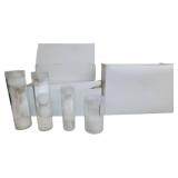 Yaomiao 60 Pcs Plastic Coin Tube Set for Round Dol