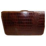 Vintage Padgitt's Croc-Embossed Dallas Luggage, 26