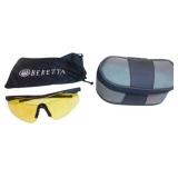 Beretta Shooting Glasses With Case and Carrying Ba
