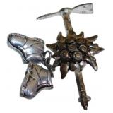 Vintage Metal Edelweiss and Mountaineering Pin Bro