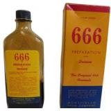 Vintage 666 Quinine Preparation Medicine Bottle an