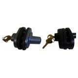 163/67 2 Gun Locks: 1 Bellock Lock and 1 Master Lo