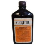 Vintage 6.5-inch Geritol Fortified Elixir Bottle w