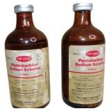 163/83 2 Vintage Pharmaceutical Bottles - Pentobar