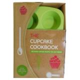 The Cupcake Cookbook with Silicone Cupcake Tray In