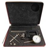 Starrett No. 196 Dial Indicator Set in Case, 9.5x5