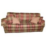 Yarbrough Sleeper Sofa, 85x34x35, with Plaid Uphol
