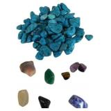 Polished Semi-Precious Stones Including Turquoise
