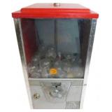 Vintage Oak 25-Cent Gumball or Capsule Vending Mac