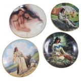 Four Collector Plates Featuring Artworks by Ozz Fr