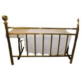 Brass Headboard, 63x45, Polished Metal Finish