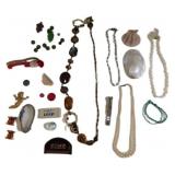 Jewelry and Decorative Items Including Necklaces a
