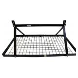 Metal Hanging Pot Rack With Grid, 10x32x16 Inches