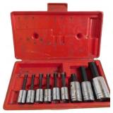 Proto Professional Hex Bit Socket Set in Red Case,