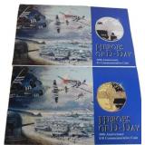 Lot of 2 - 50th Anniversary - $5 and $10 D-Day Com