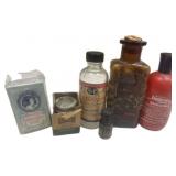 Vintage Antiseptic and Medical Bottles Collection