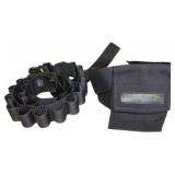Black Nylon Bullet Belt and Pouch with Uncle Mike'
