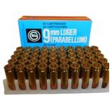 50 Rounds of Geco 9mm Luger (Parabellum) 86-Grain